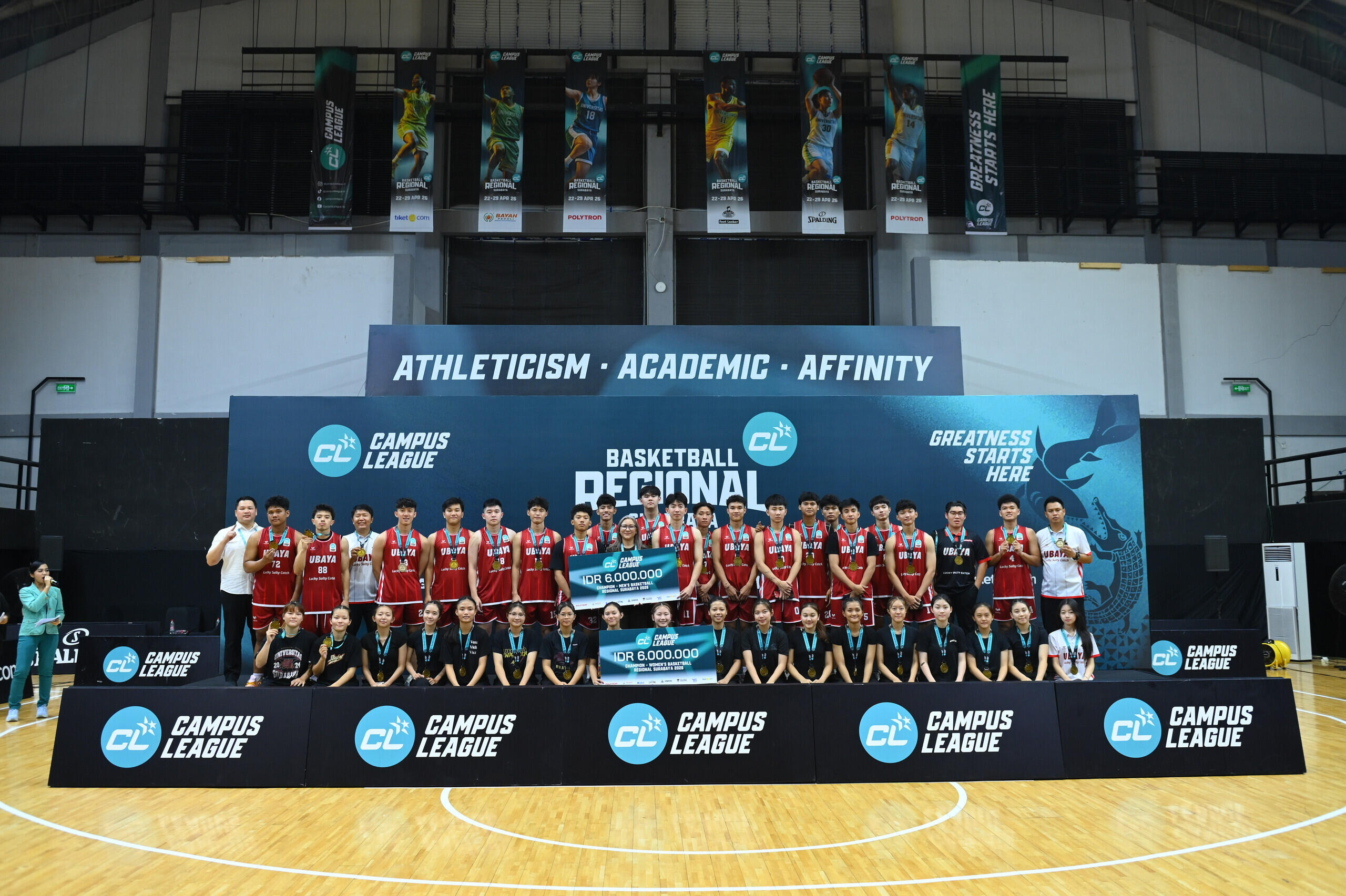 Universitas Surabaya Sukses Raih Gelar Ganda di Final Campus League