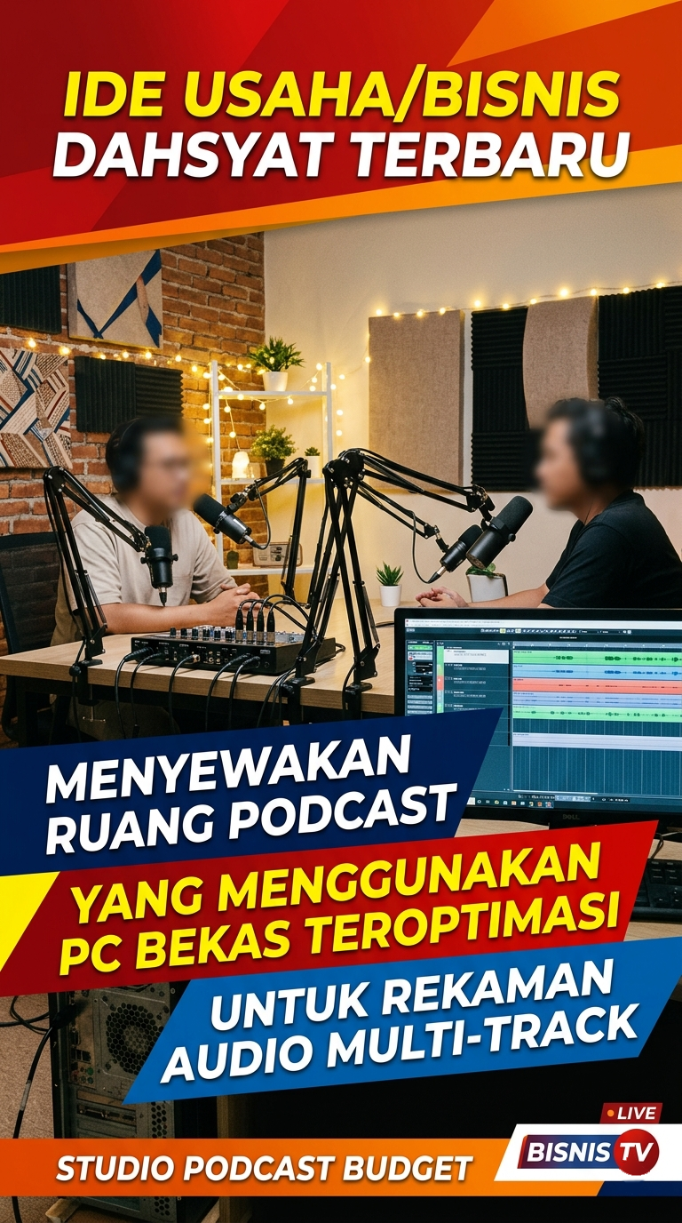 IDE USAHA/BISNIS DAHSYAT TERBARU 2026 - Menyewakan ruang podcast