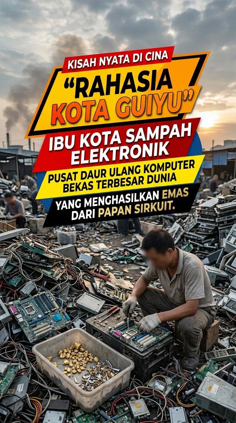 KISAH NYATA DI CINA. &ldquo;Rahasia Kota Guiyu&rdquo; Pusat Daur Ulang Komputer Bekas