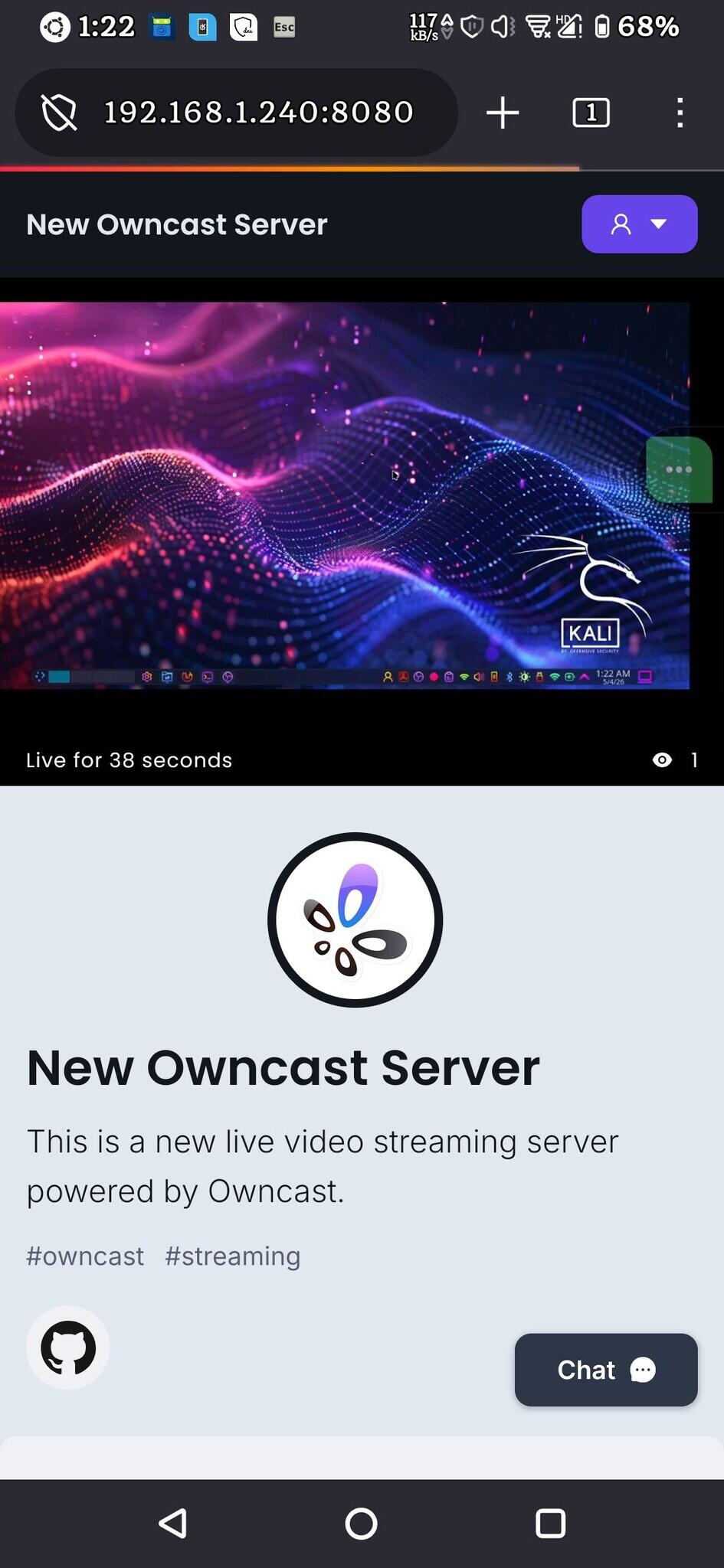 membuat live steam server local / lan/wlan dengan gnu linux