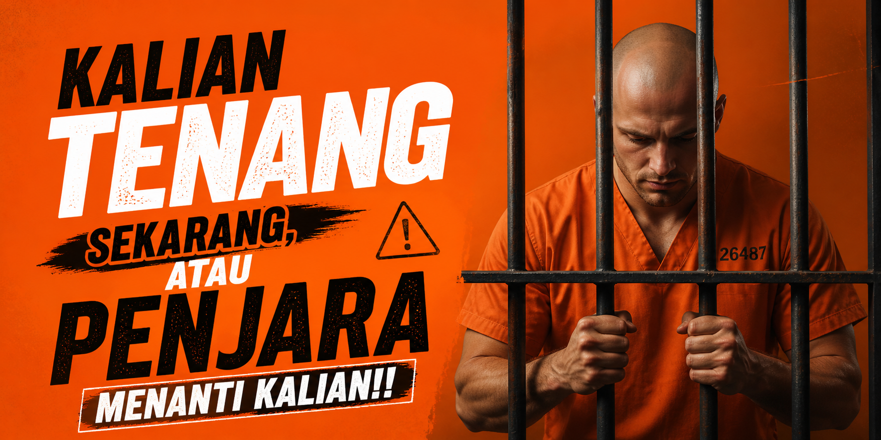 Kalian Tenang Sekarang, Atau Penjara Menanti Kalian!!