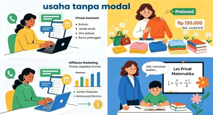 Usaha tanpa harus pakai Modal