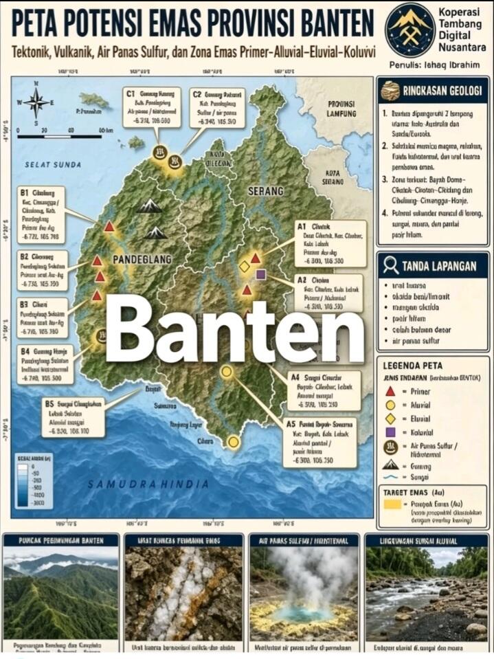 Potensi tambang Emas di Banten