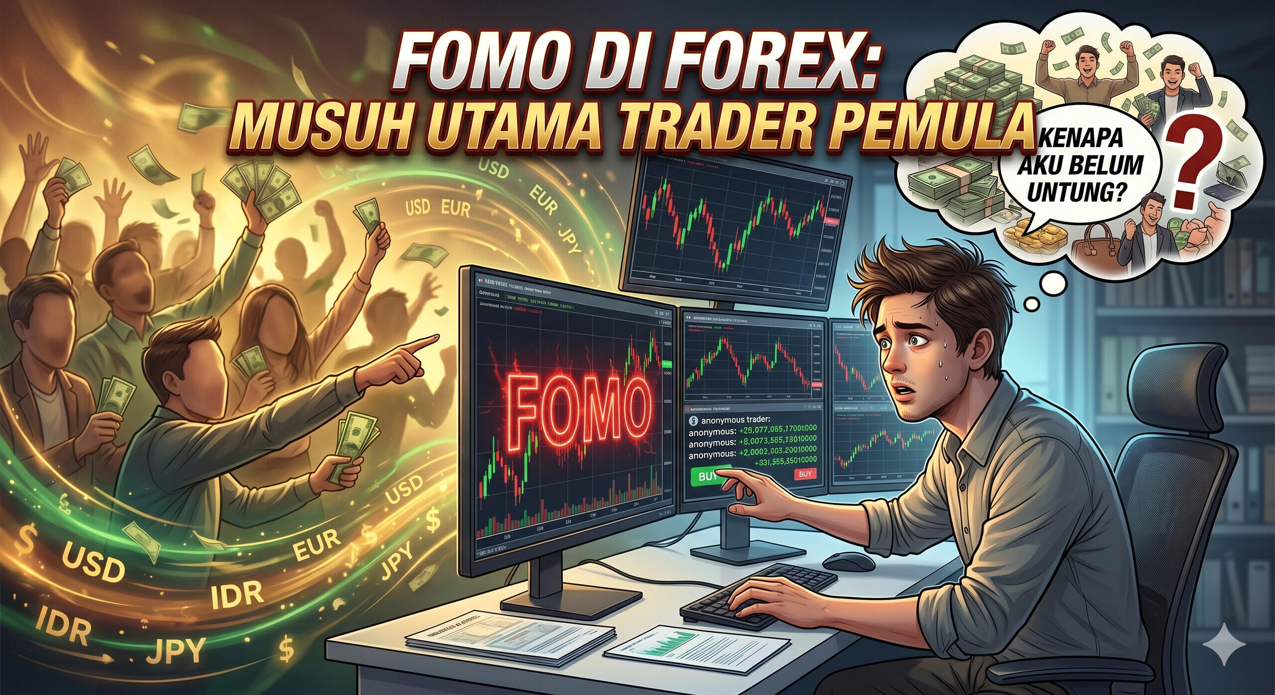 FOMO di Forex: Musuh Utama Trader Pemula