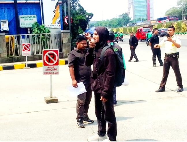 Demo Kantor Pusat PT ANTAM,APMP Malut Desak Evaluasi PT Feni Pencemaran Teluk Buli