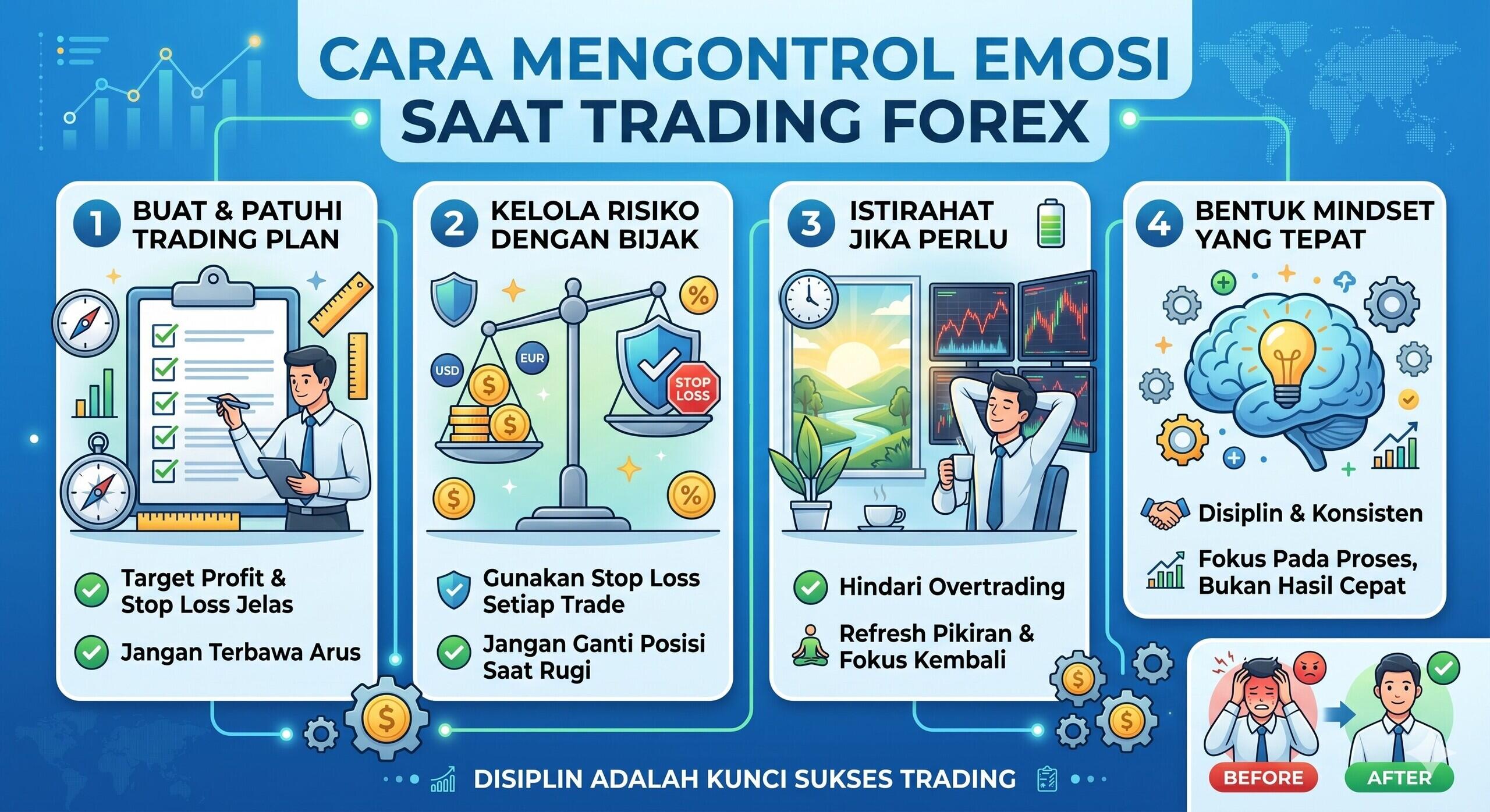 Cara Mengontrol Emosi Saat Trading Forex