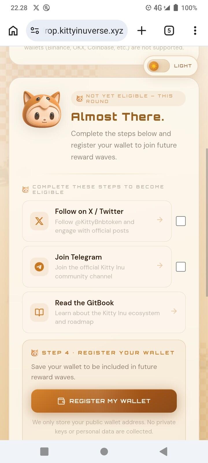 Airdrop senilai USD 5