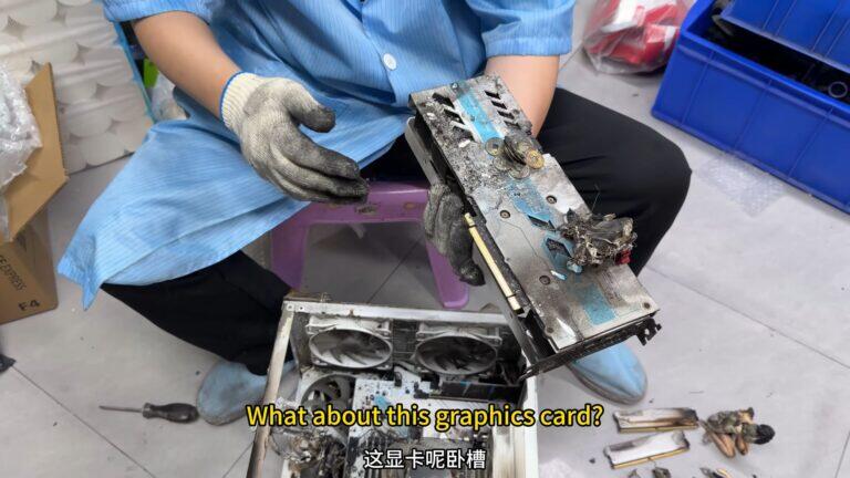 GeForce RTX 3070 ini berhasil diselamatkan setelah di sambar petir dan kebakaran!