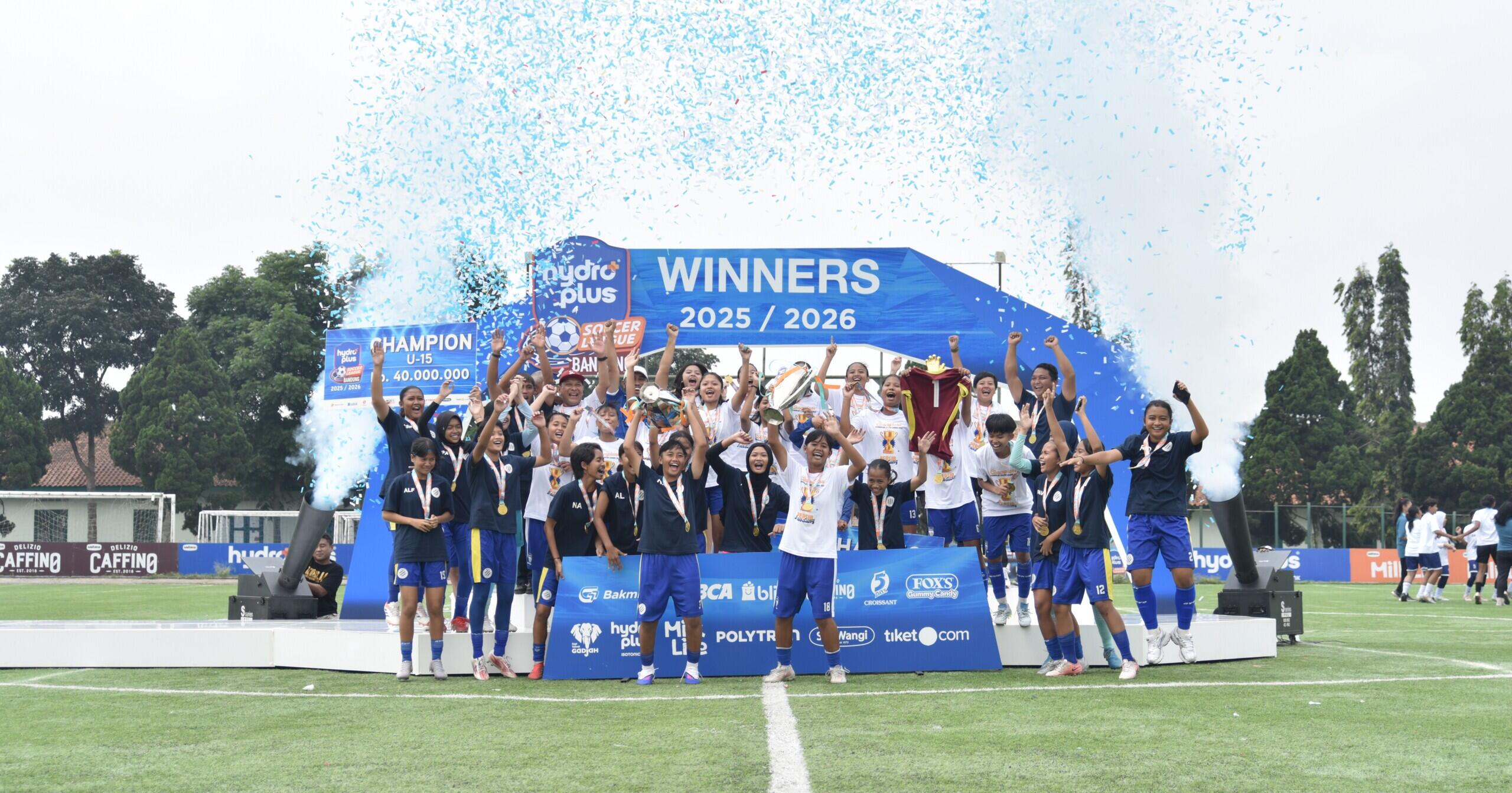 Mojang Priangan &amp; Akademi Persib Bandung Juara HYDROPLUS Soccer League Bandung