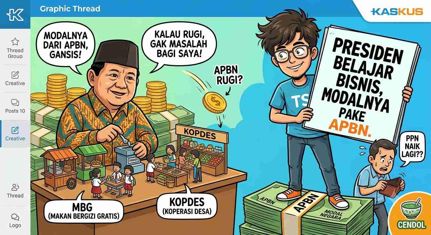Presiden Belajar Bisnis, Modalnya Pake APBN, Enak Betul