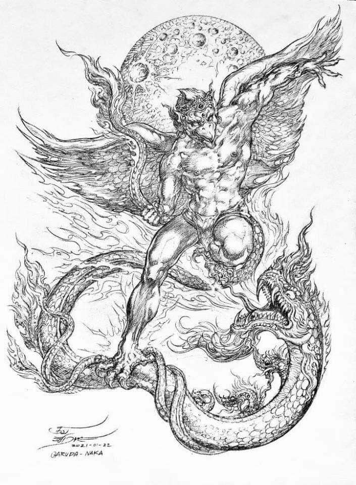 Garuda: Makhluk Mitologi Indonesia yang Menjadi Simbol Kekuatan dan Kebebasan