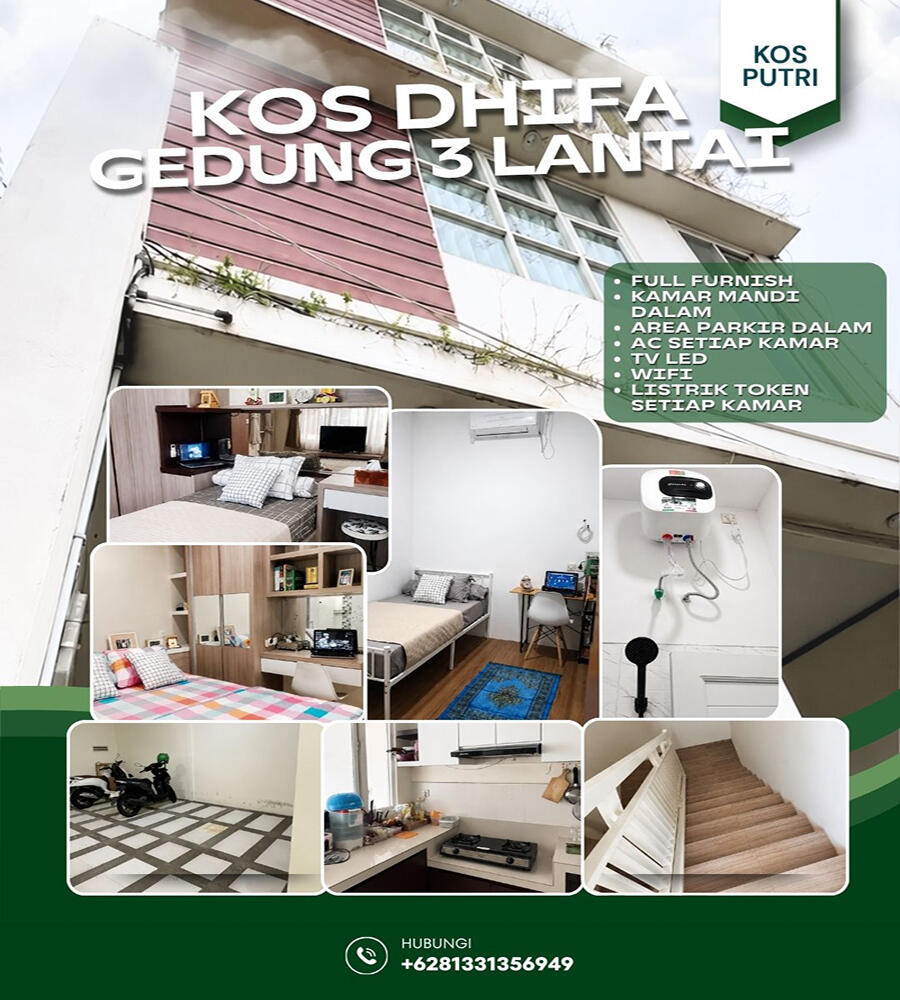 Kost Putri Dekat UNAIR Kampus A, Tunjungan Plaza, Grand City Mall, RS Siloam Surabaya