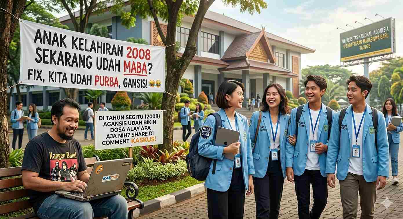 Anak Kelahiran 2008 Sekarang Udah MABA? Fix, Kita Udah Purba!