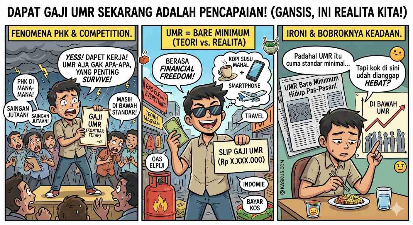 Dapat Gaji UMR Sekarang Adalah Pencapaian? Dunia Sedang Tidak Baik-Baik Saja