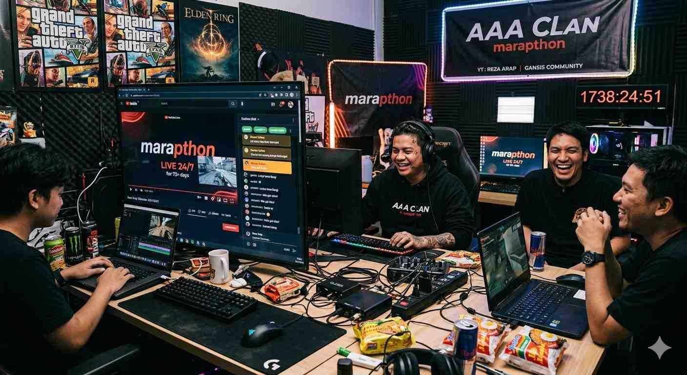 Ada yang Nonton Marapthon?
