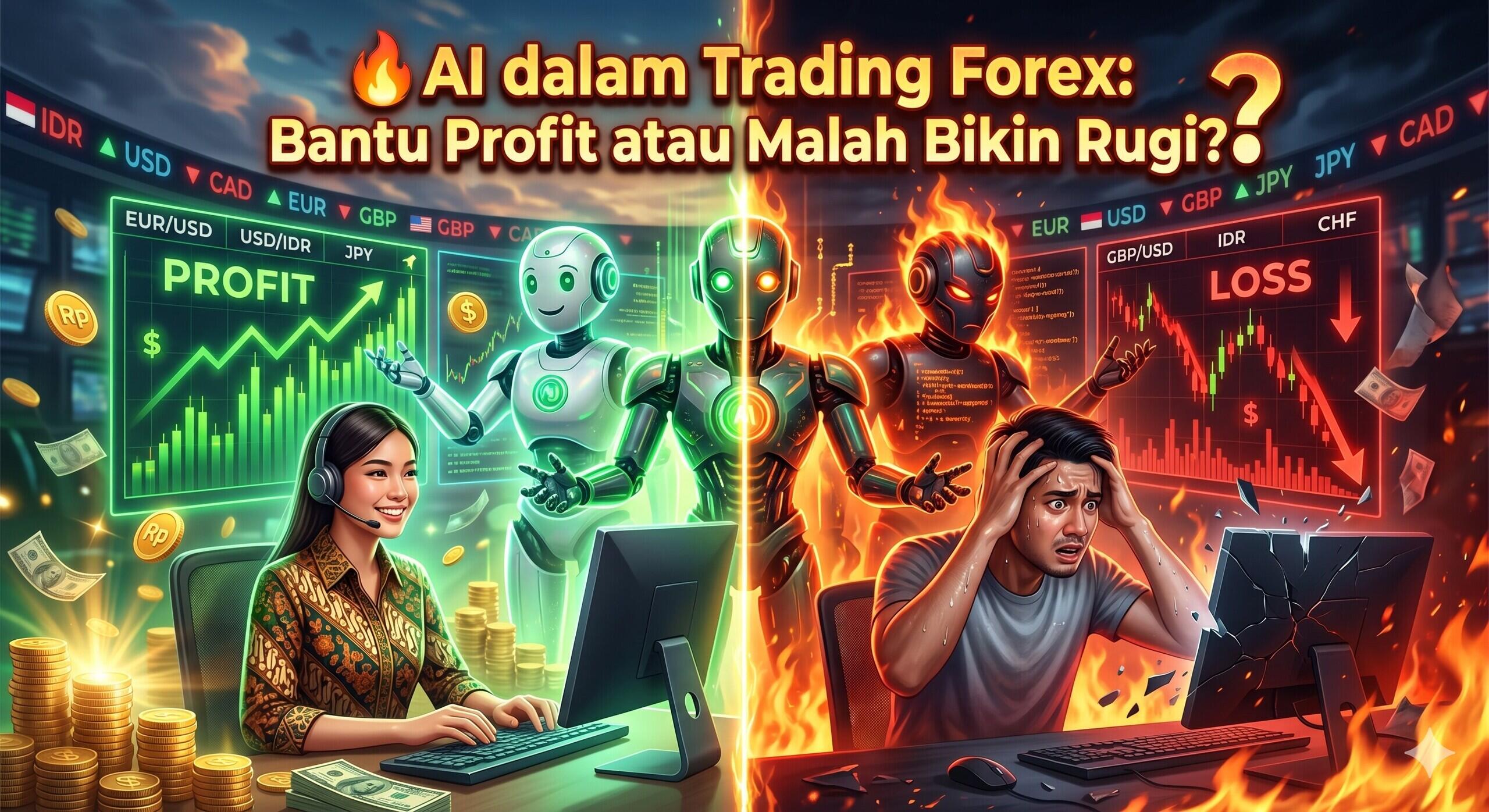 🔥 AI dalam Trading Forex: Bantu Profit atau Malah Bikin Rugi?