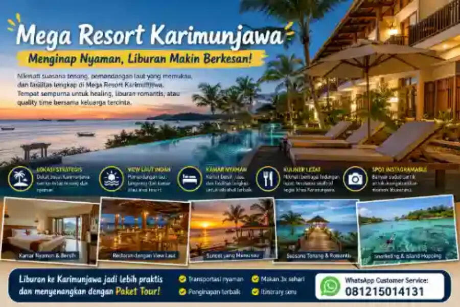 Mega Resort Karimunjawa, Tempat Nyaman untuk Liburan Santai
