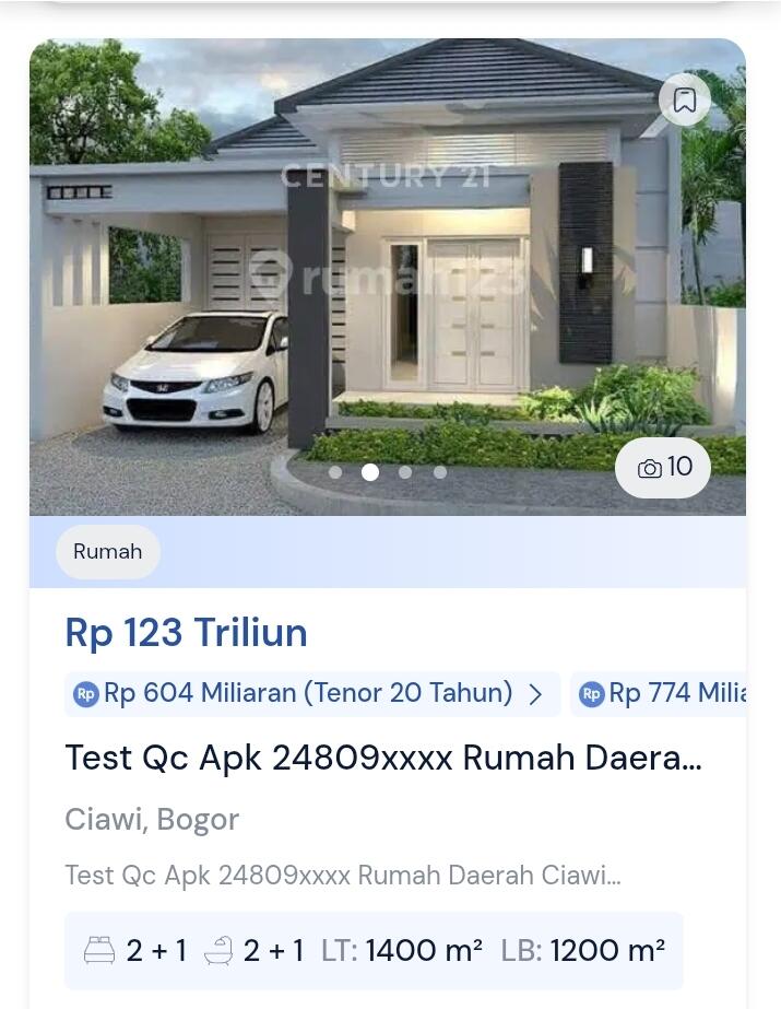 Tahun Depan Gue Beli Rumah Ini, Aamiin 😎