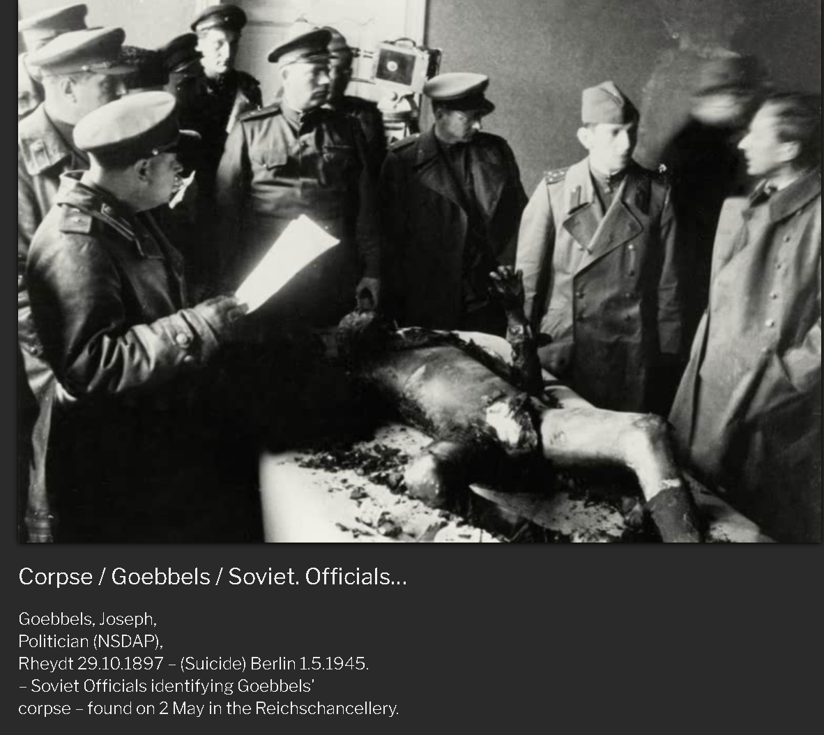 [History] Kematian Pimpinan Nazi (Heinrich Himmler, Hermann G&ouml;ring , Joseph Goebbels)
