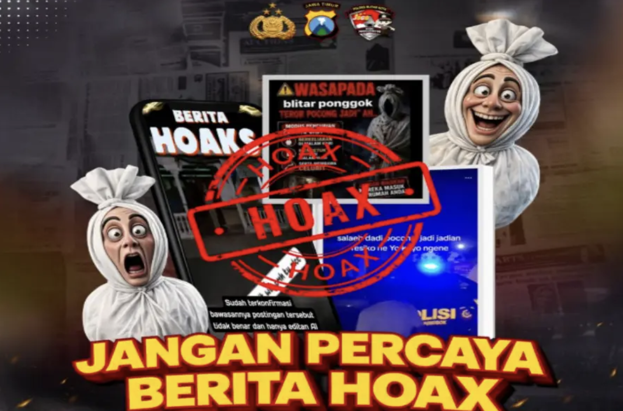 Isu Pocong Bersenjata di Ponggok Blitar, Kapolres: Hoaks