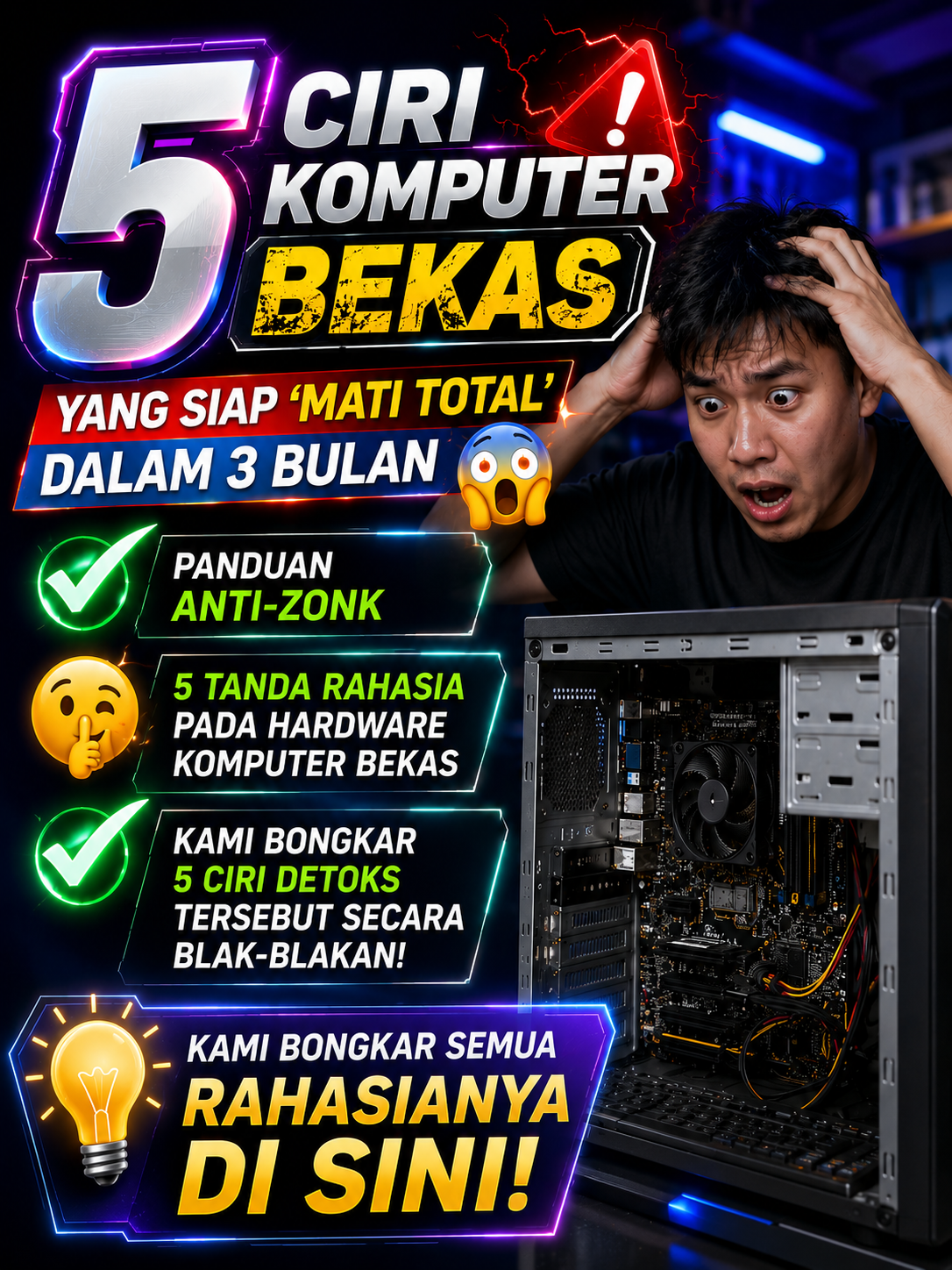 5 Ciri Komputer Bekas yang Siap 'mati total' dalam 3 bulan!