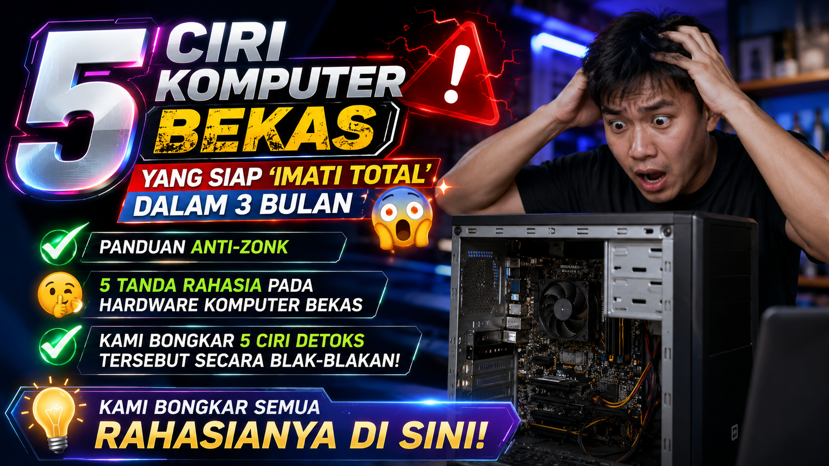5 Ciri Komputer Bekas yang Siap 'mati total' dalam 3 bulan!