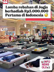 Viral Lomba Rebahan di Jogja dan Berhadiah Rp5 Juta!!!