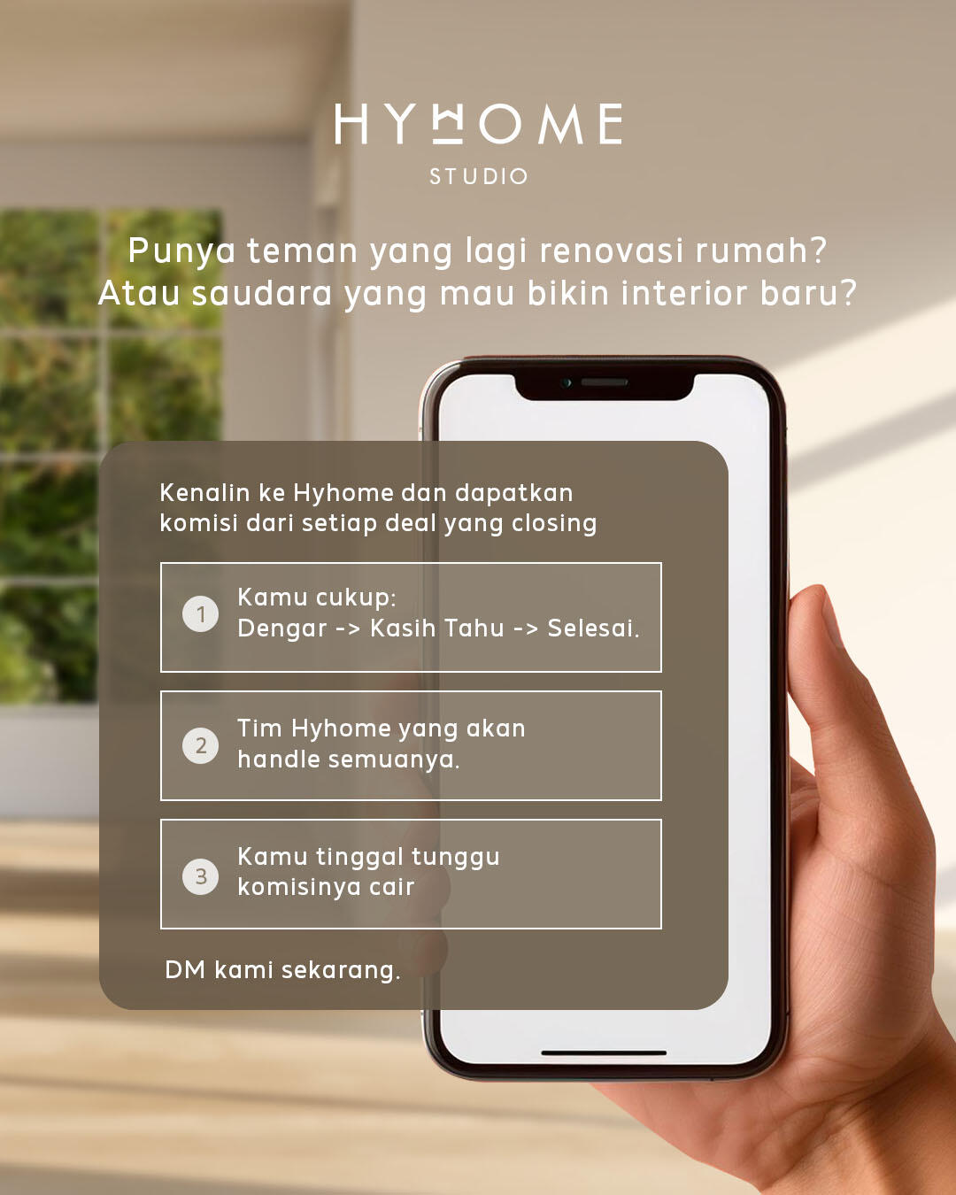 Bantu temen jualan jasa interior design