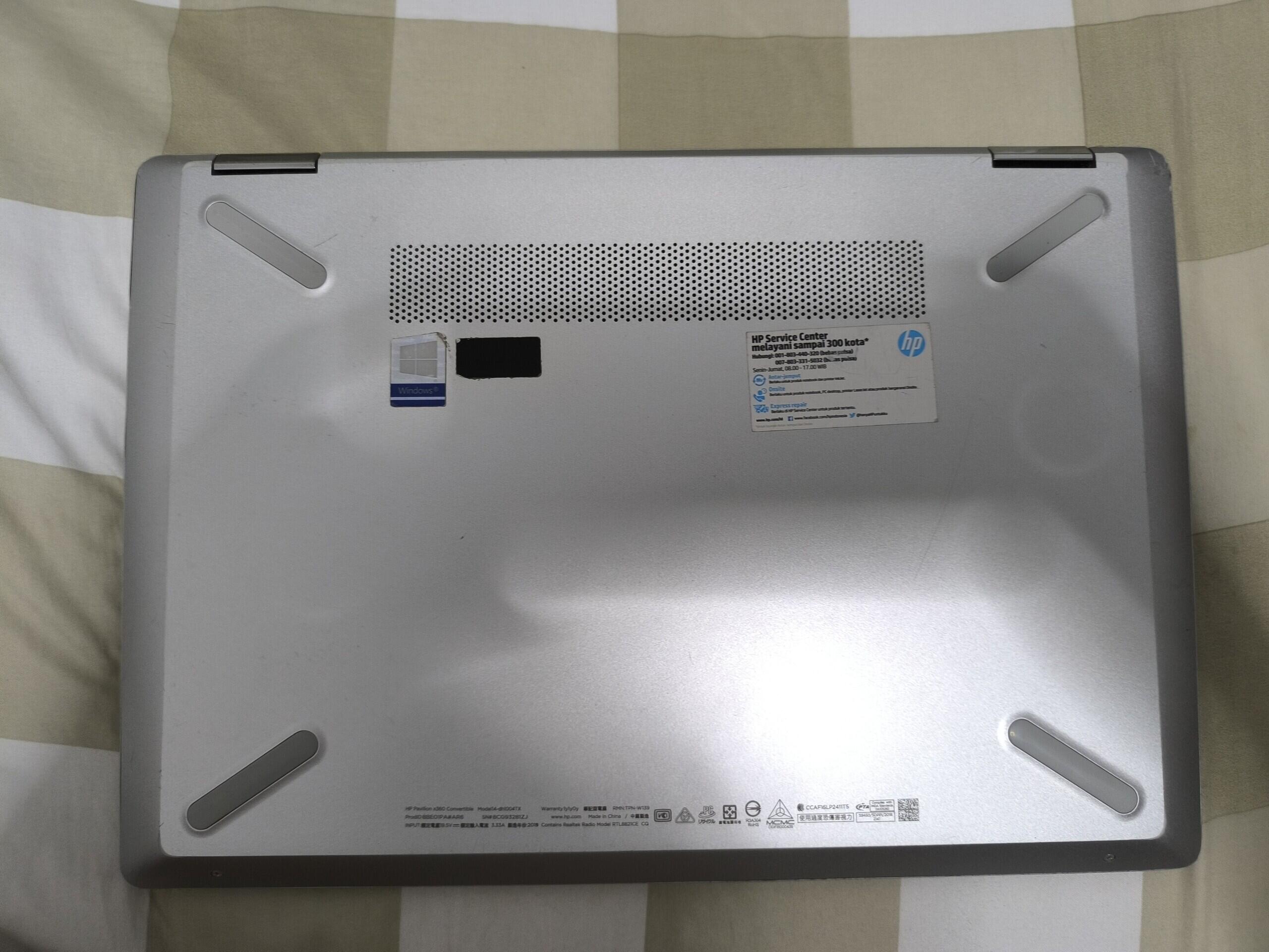 HP Pavilion x360 convertible 