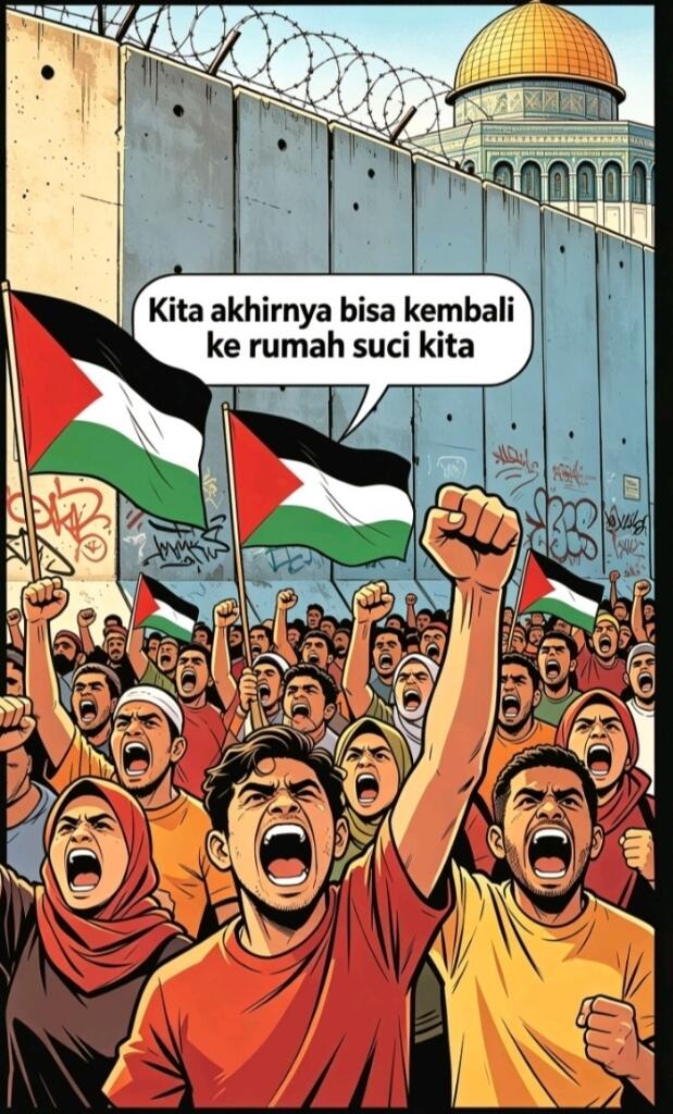 kritik tajam buat dunia yang cuma banyak janji, dan pesan semangat berjuang 🇵🇸