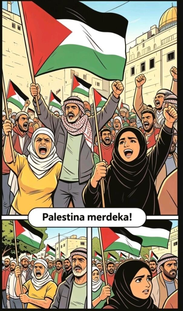 kritik tajam buat dunia yang cuma banyak janji, dan pesan semangat berjuang 🇵🇸