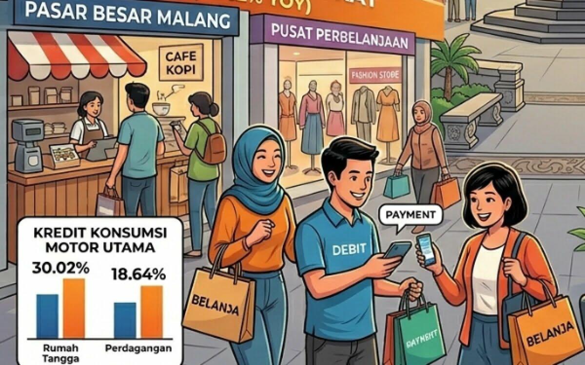 Kredit Konsumsi Meroket, Warga Malang Raya Ternyata Gemar Belanja dan Melek Investasi