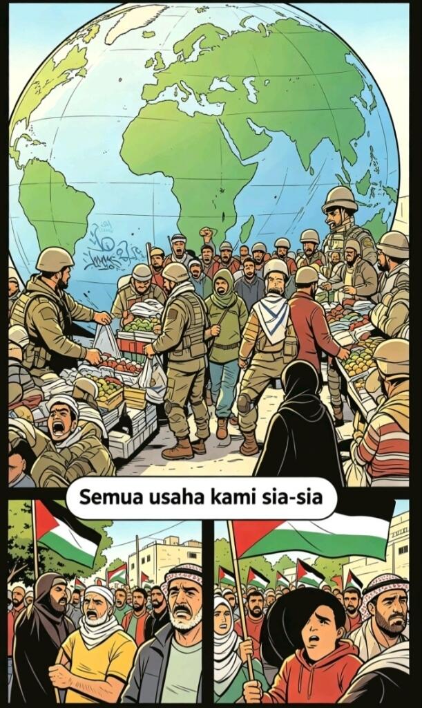 kritik tajam buat dunia yang cuma banyak janji, dan pesan semangat berjuang 🇵🇸