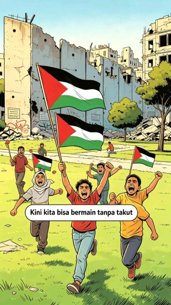 kritik tajam buat dunia yang cuma banyak janji, dan pesan semangat berjuang 🇵🇸