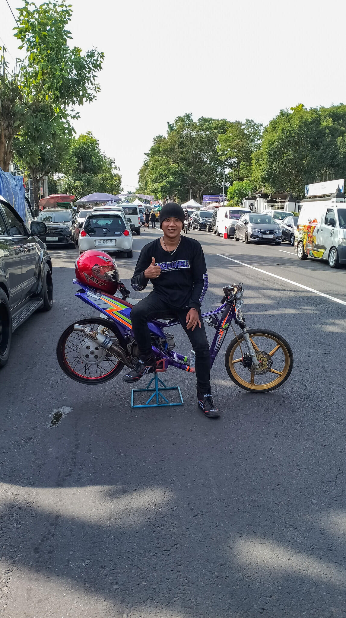 Joki drag bike / pembalap asal magelang Raden arjuna