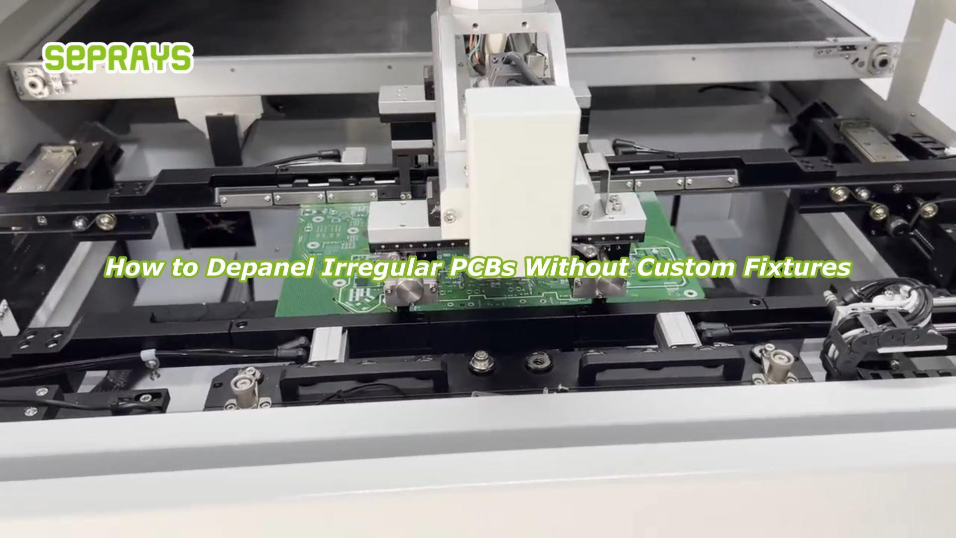 How to Depanel Irregular PCBs Without Custom Fixtures