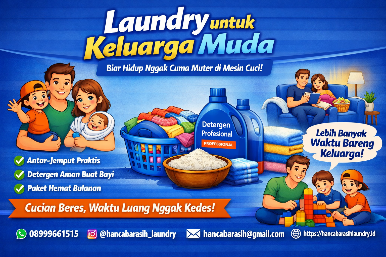 Laundry untuk Keluarga Muda ! Ada apa ini !