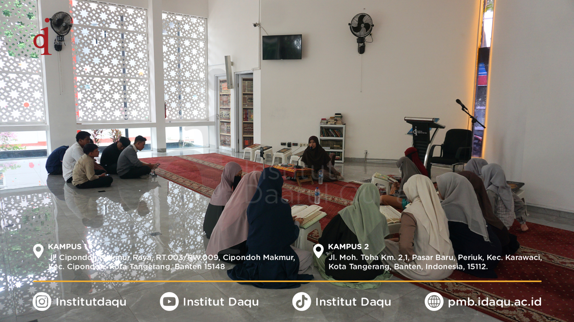 Tasmi Al Quran Mahasiswa IDAQU, Lulautul Mukarromah Tuntaskan 15 Juz Bil Ghoib