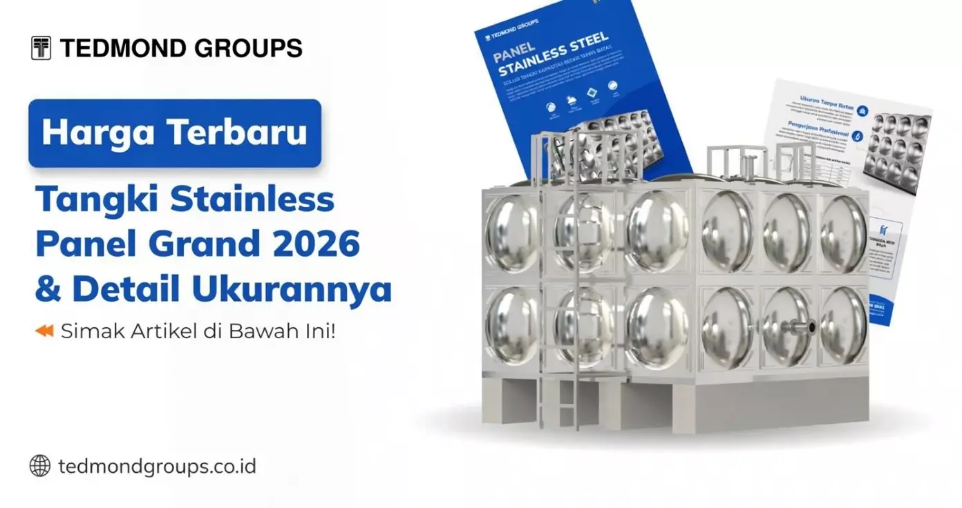 Harga Tangki Stainless Panel 2026 dan Detail Ukurannya