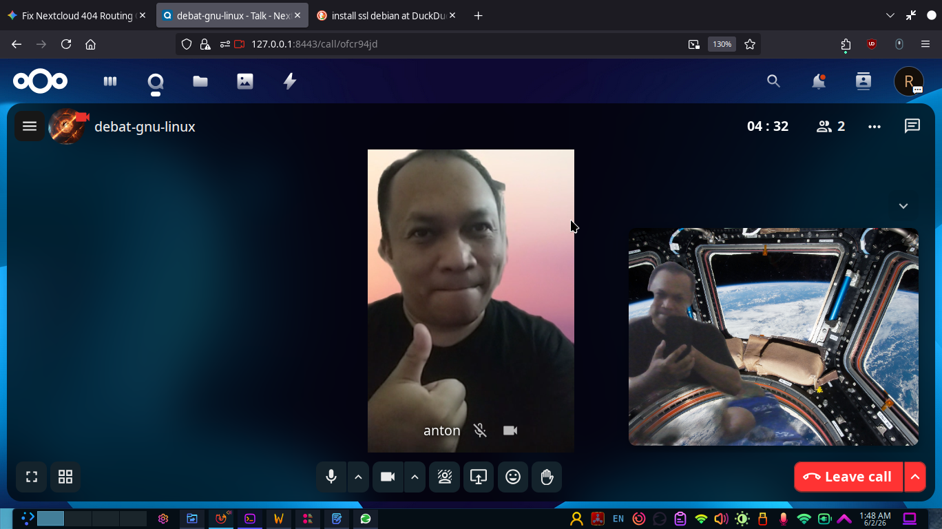 membuat nextcloud server podman di gnu linux os yang mudah 