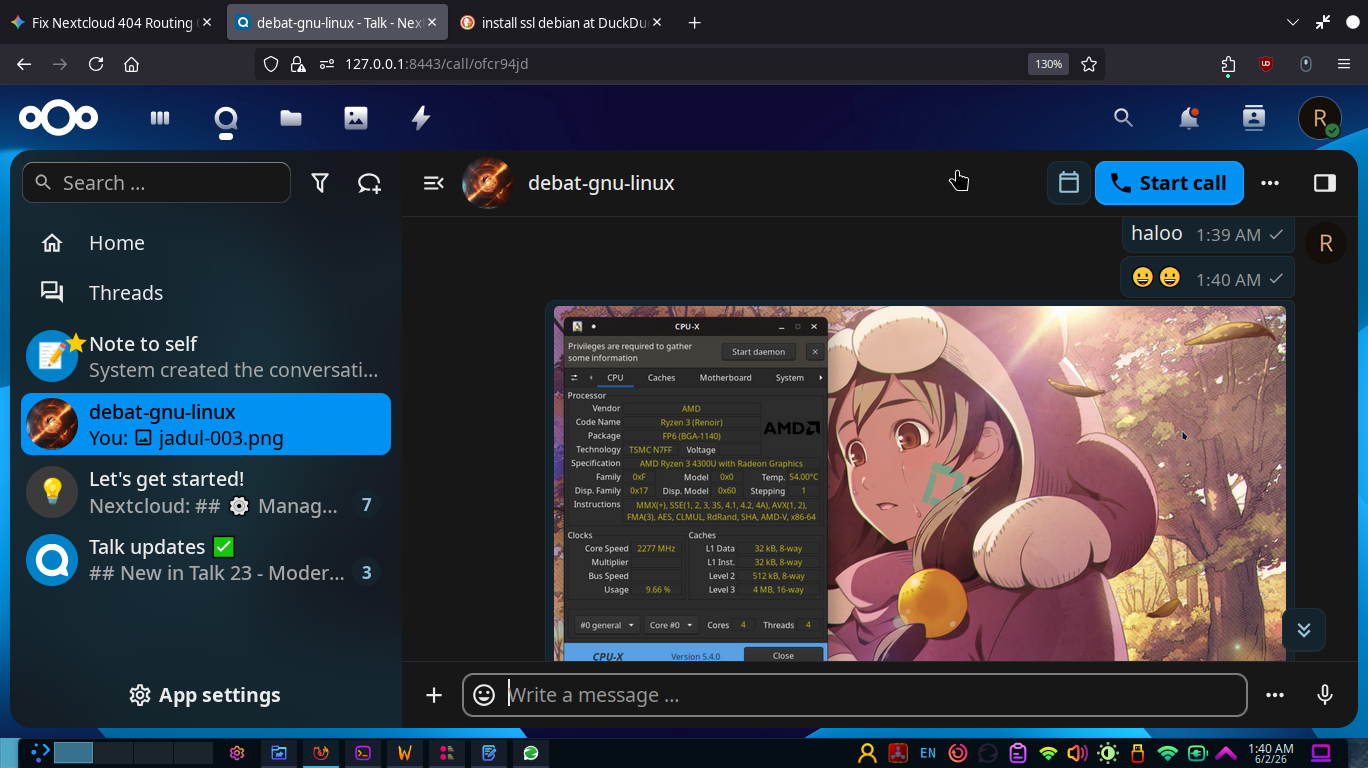 membuat nextcloud server podman di gnu linux os yang mudah 