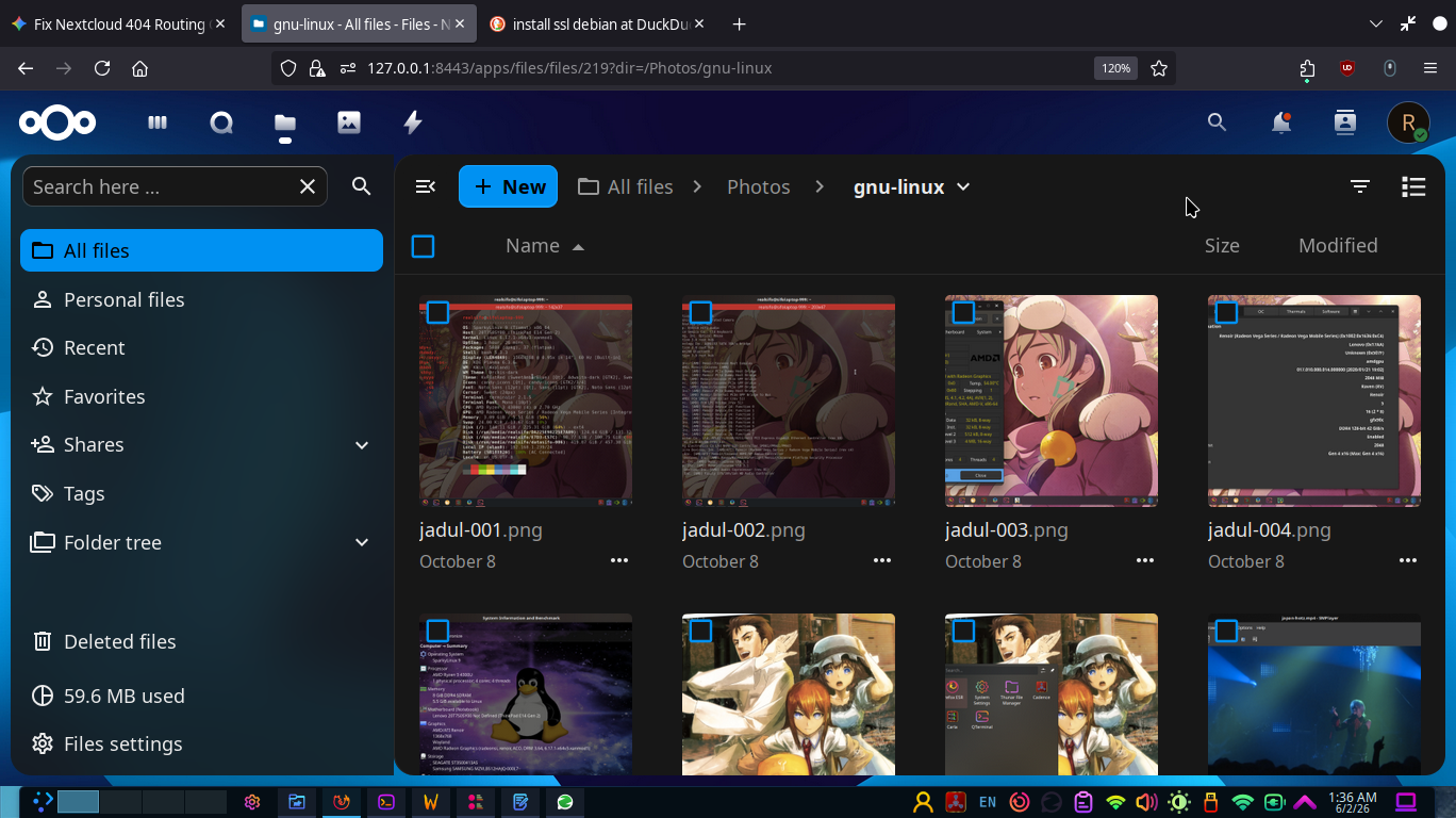membuat nextcloud server podman di gnu linux os yang mudah 