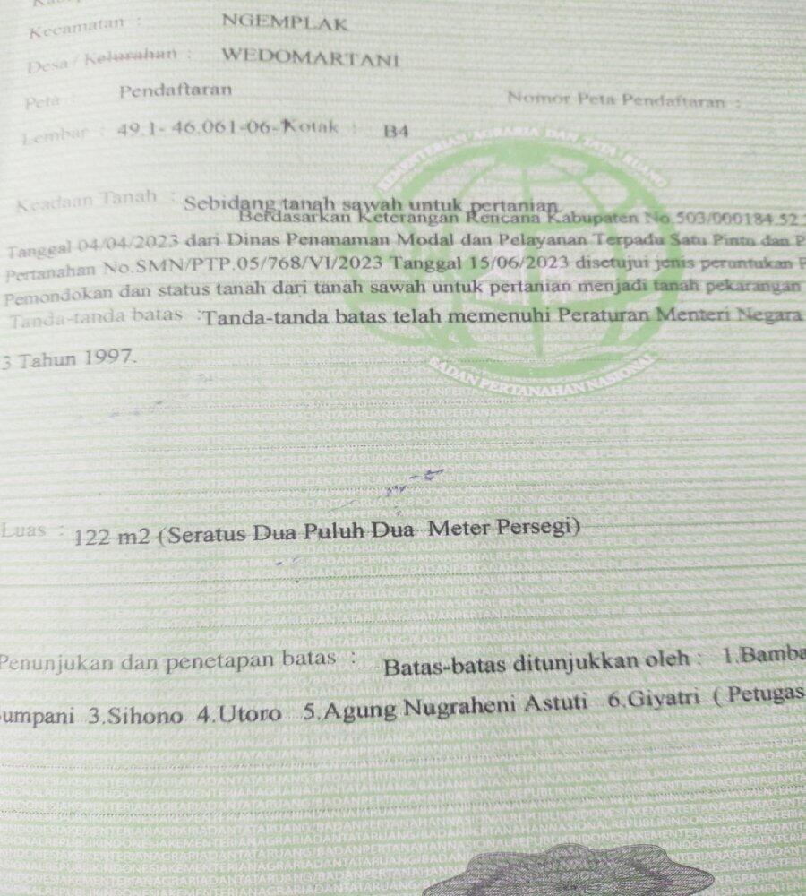 Tanah Dijual di Yogyakarta Dekat UNRIYO, UPN Veteran Yogyakarta, Pakuwon Mall Jogja