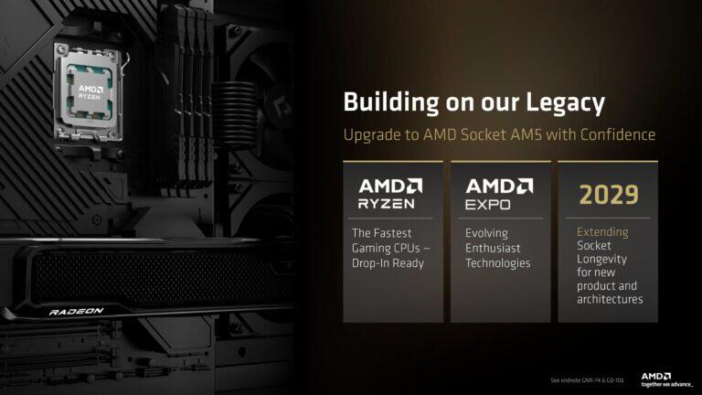 AMD akan mempertahankan AM5 hingga 2029, dan akan terus upgrade CPU mereka!