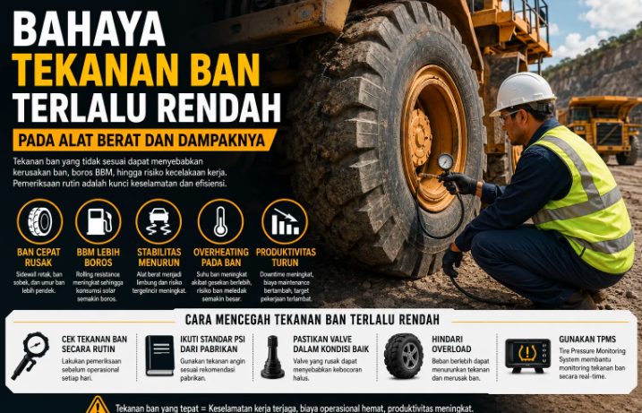 [SHARE] Tekan Biaya Maintenance Ban Kendaraan Berat Pakai Tire Pressure Monitoring