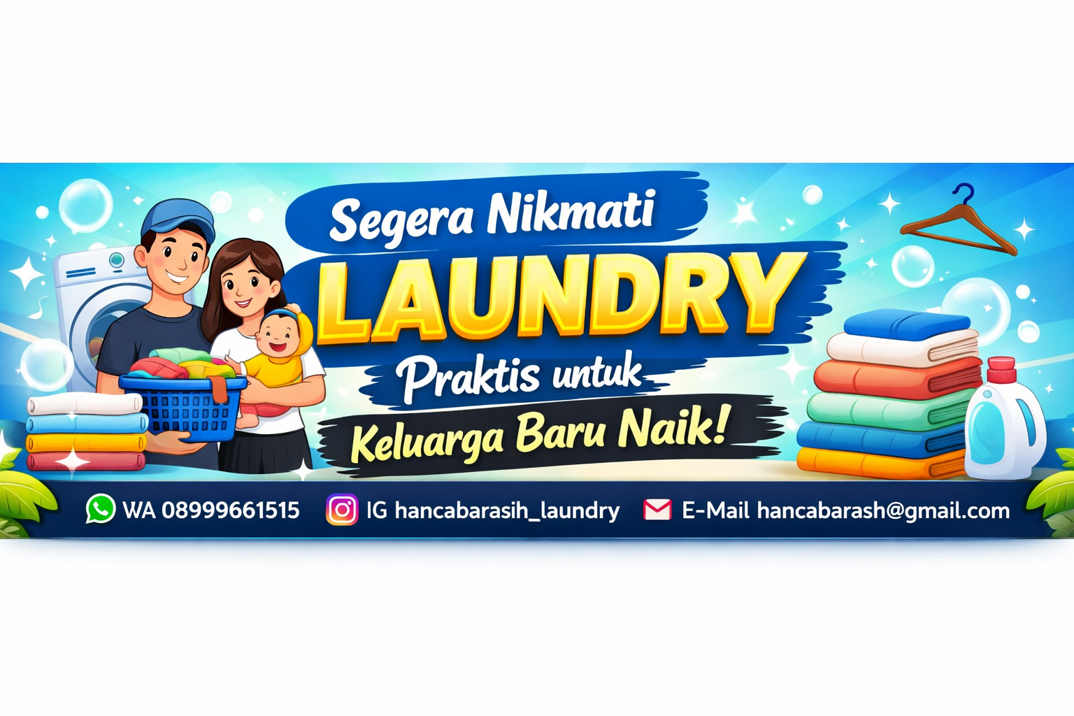 Segera Nikmati Laundry Praktis untuk Keluarga Baru Naik