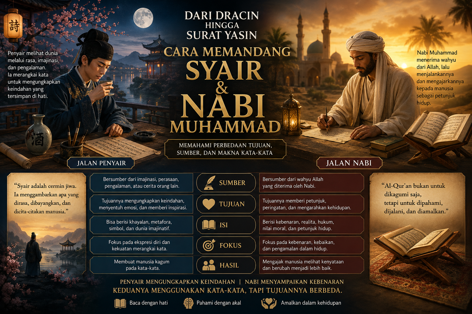 NABI KU BUKAN PENYAIR... BAHAS TUNTAS