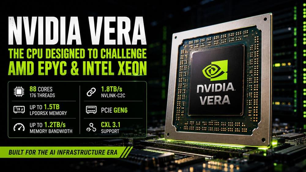 Nvidia join dunia CPU bernama Vera. Bakal jadi Tambang Emas baru selain GPU?