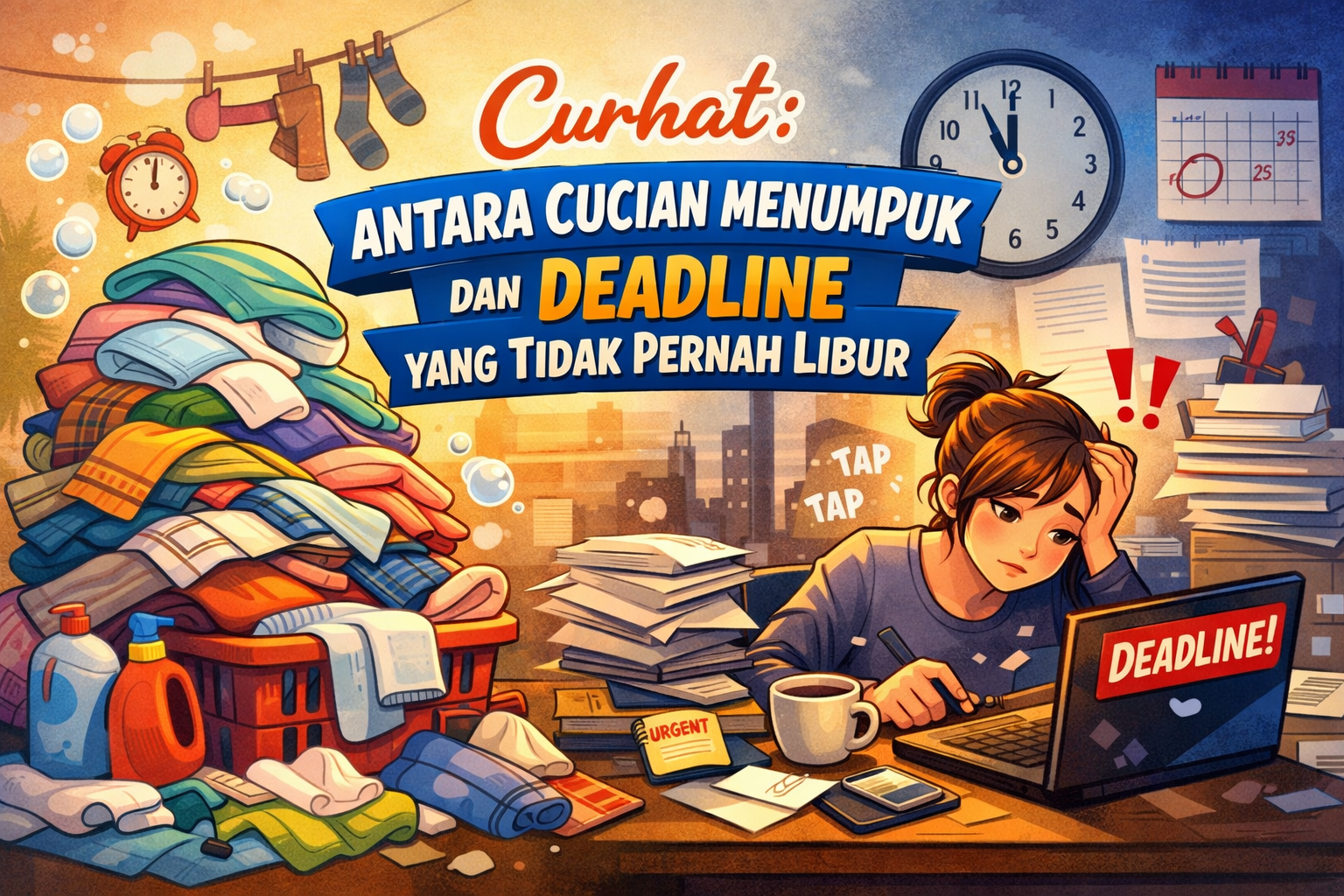 Confide: Between Piling Up Laundry and Deadlines That Never Break