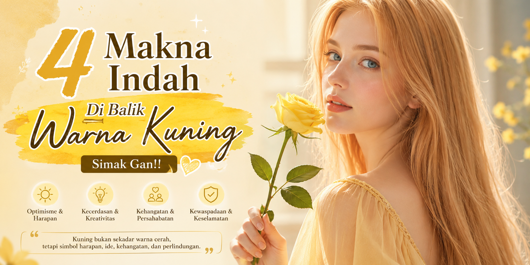 4 Beautiful Meanings Behind the Color Yellow, Check Out Bro!!